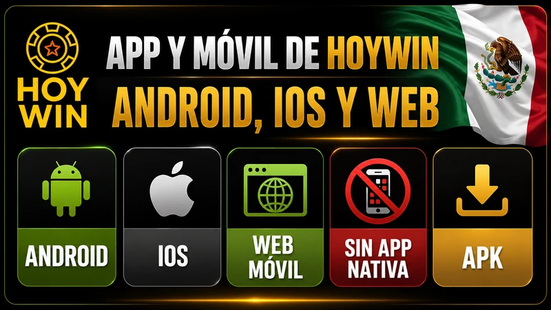 App móvil Hoywin para Android, iOS y acceso web