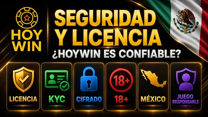 Seguridad y licencia de Hoywin casino para jugadores mexicanos